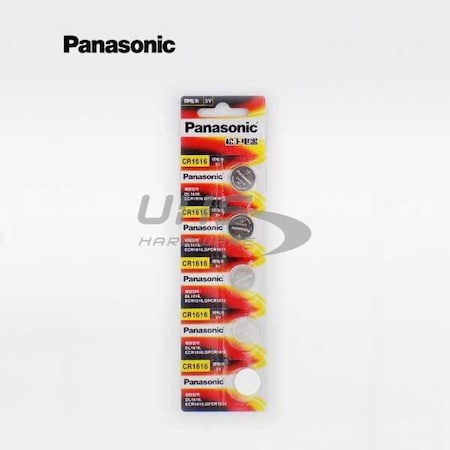 Panasonic:Panasonic CR1616 3V Lithium Battery, PK 5